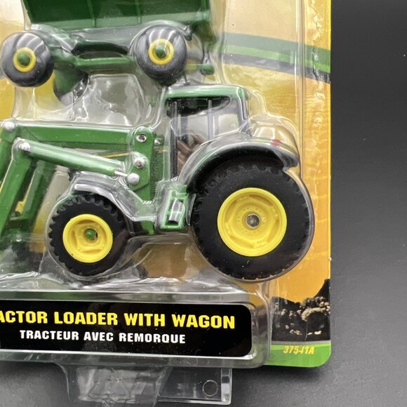 2007 ERTL John Deere Tractor Loader with Wagon New 37541A -E - Picture 5 of 12